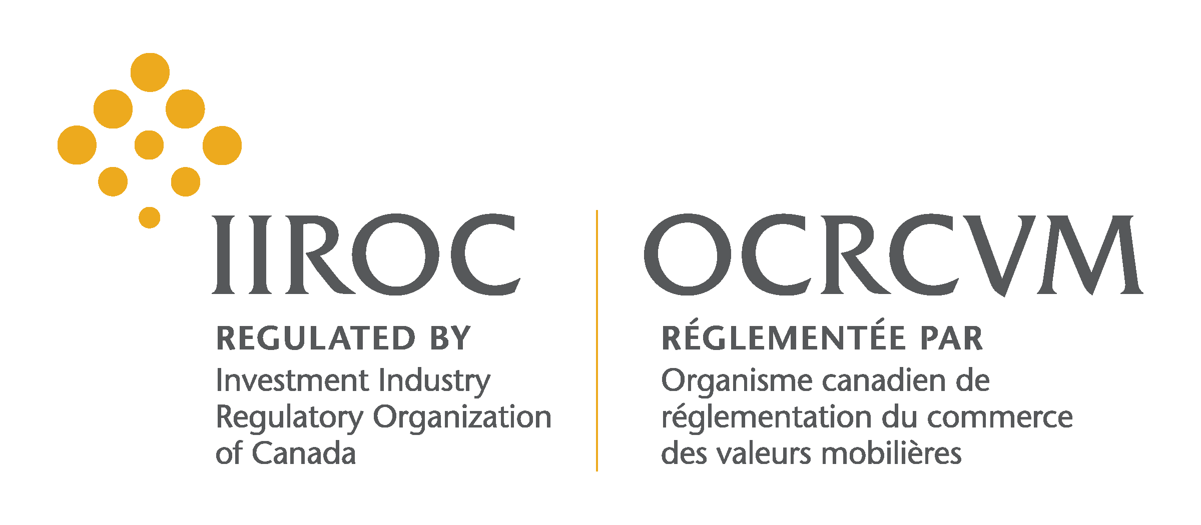 IIROC Regulated by Investment Industry Regulatory Organization of Canada